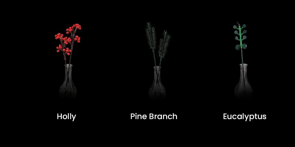 DIY Christmas Roses Bouquet Building Set - Creative Adult Gift - silverfoxgoods